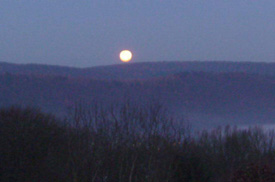Nacht über der Country-Lodge